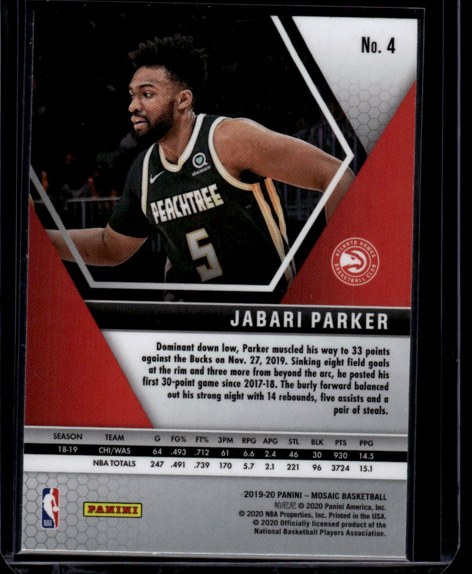 2019-20 Panini Mosaic #4 Jabari Parker