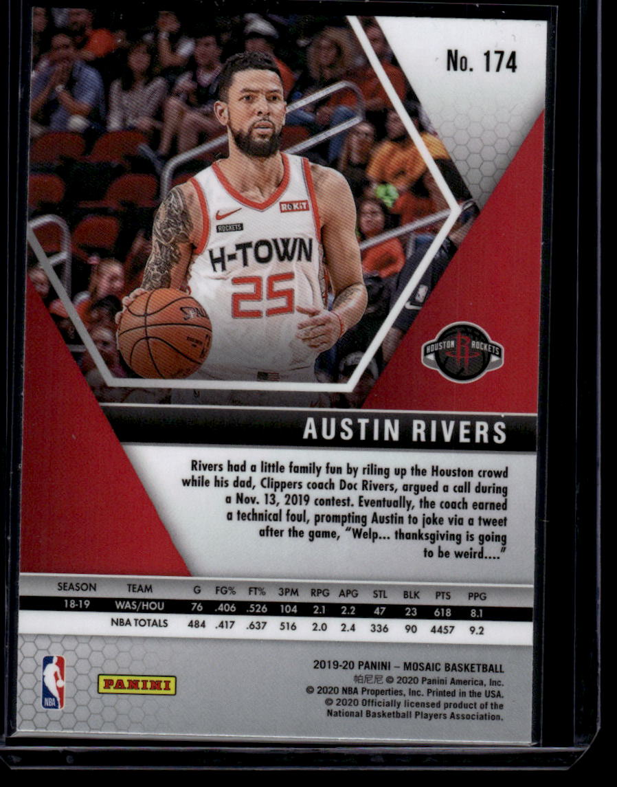 2019-20 Panini Mosaic #174 Austin Rivers