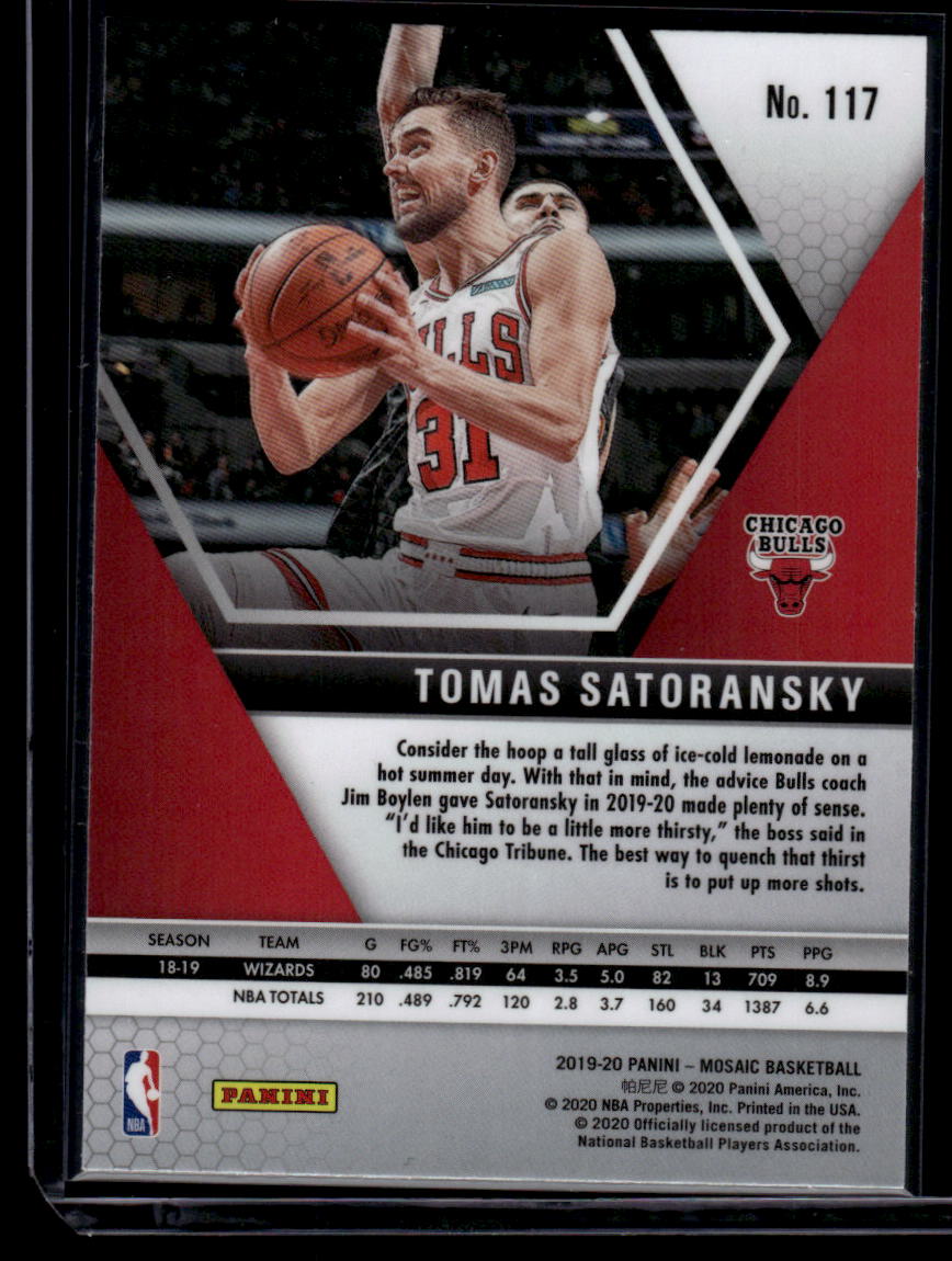 2019-20 Panini Mosaic #117 Tomas Satoransky