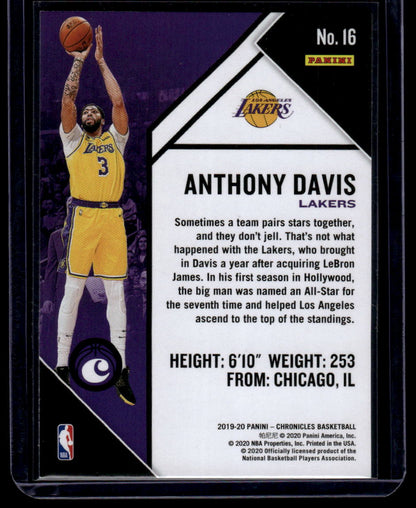 2019-20 Panini Chronicles #16 Anthony Davis