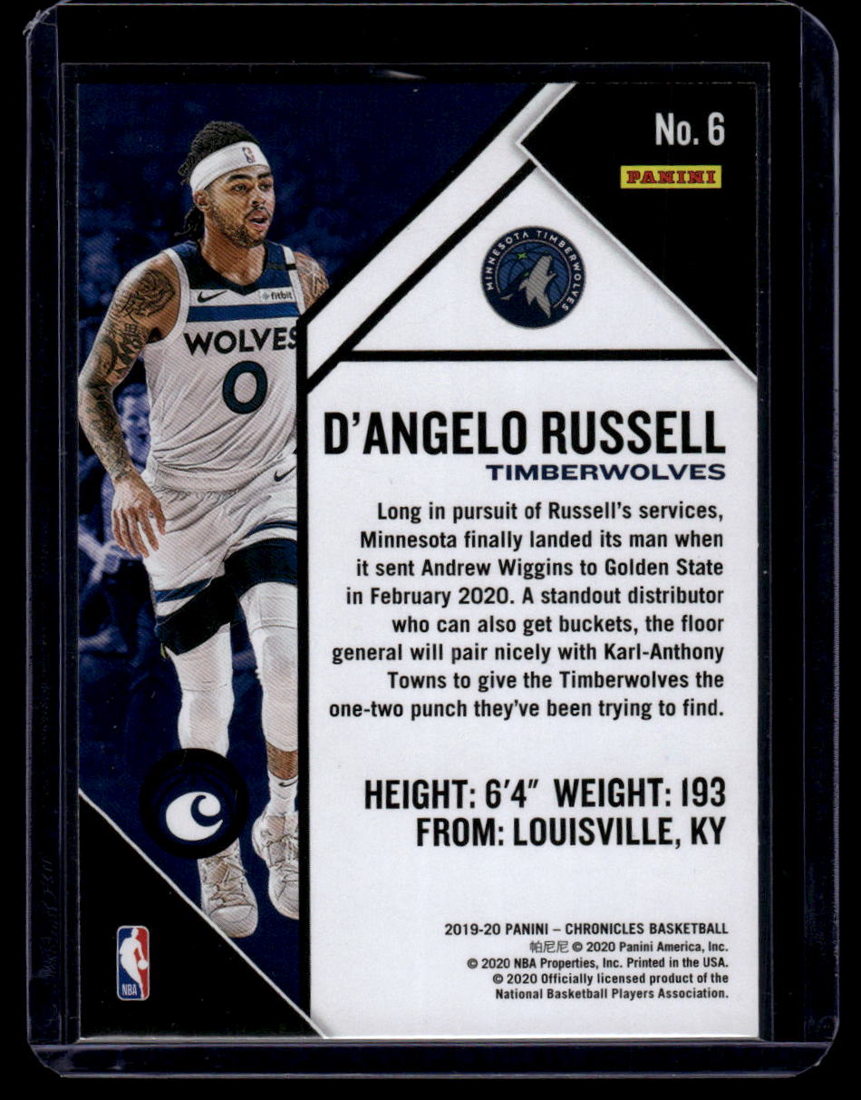 2019-20 Panini Chronicles #6 D'Angelo Russell