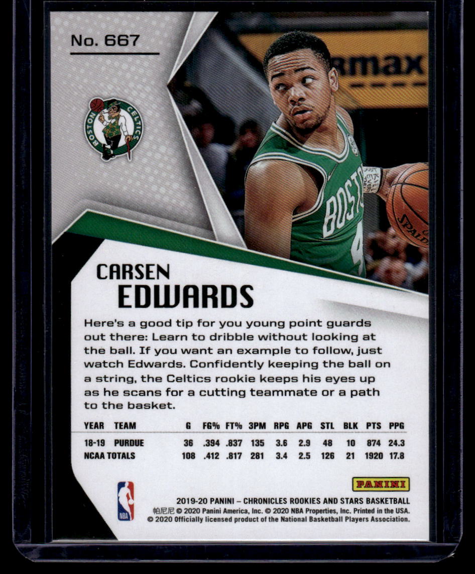 2019-20 Panini Chronicles #667 Carsen Edwards