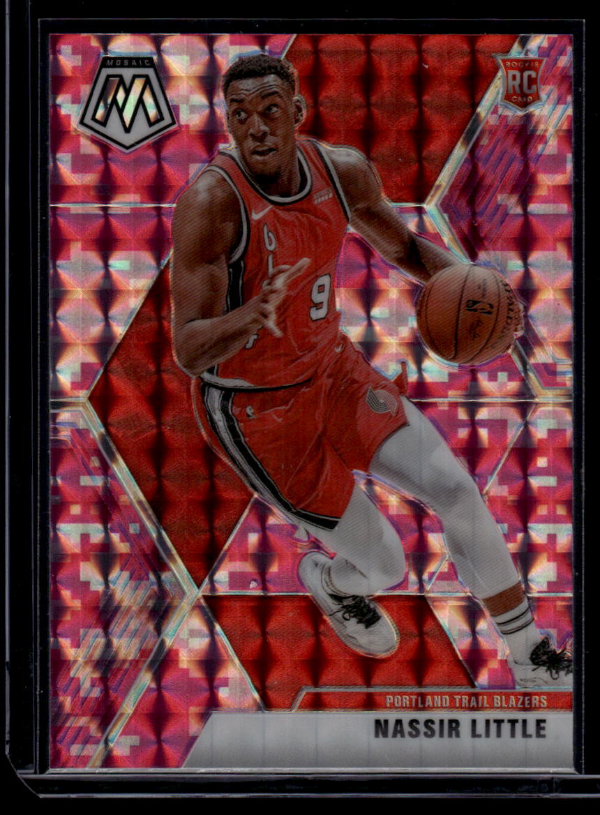 2019-20 Panini Mosaic #247 Nassir Little Camo Pink