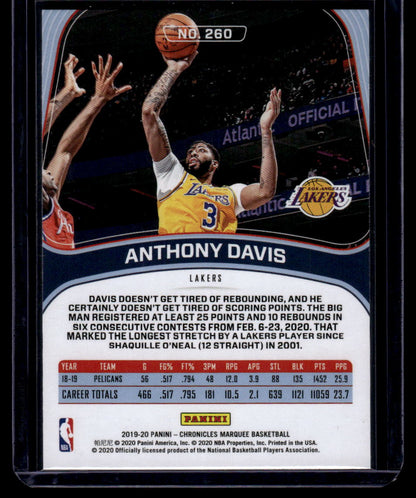 2019-20 Panini Chronicles #260 Anthony Davis