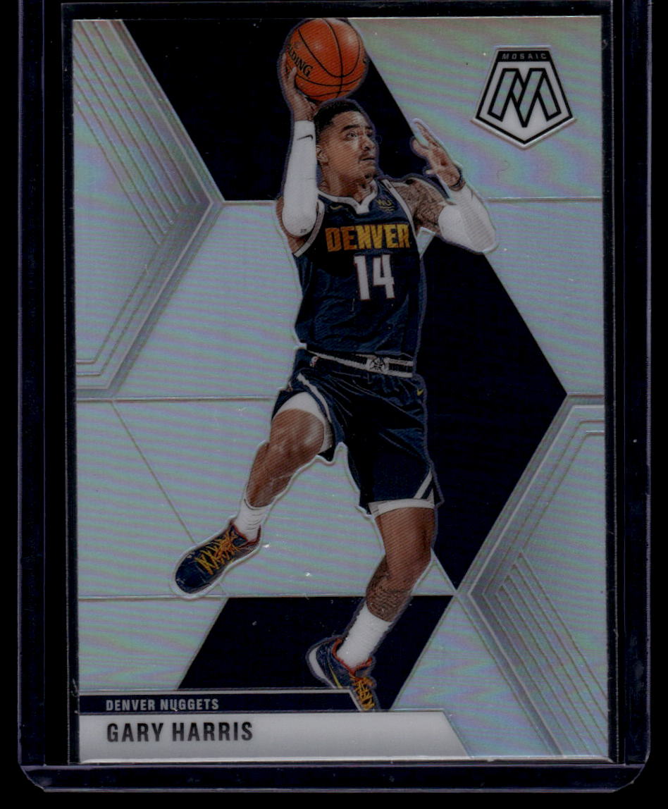 2019-20 Panini Mosaic #161 Gary Harris Silver Prizm