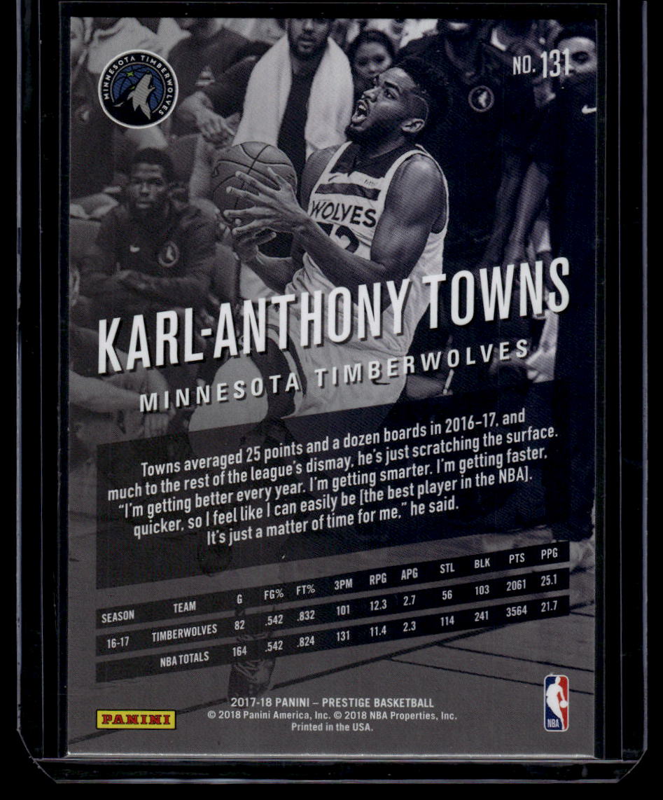 2017-18 Panini Prestige #131 Karl-Anthony Towns