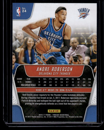 2016-17 Panini Threads #14 Andre Roberson